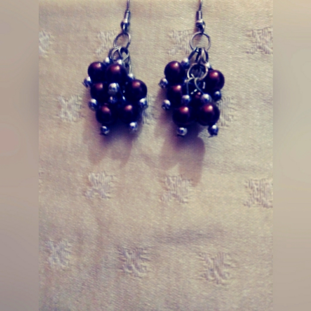 Earrings made by local artist